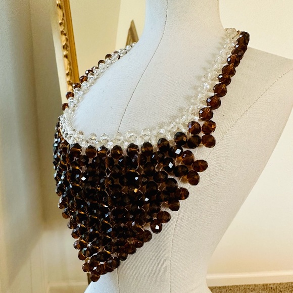 Beautiful Topaz Bead Statement Demi Necklace Set - Picture 6 of 17